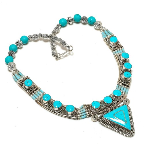 Collana con pietre - , preziose