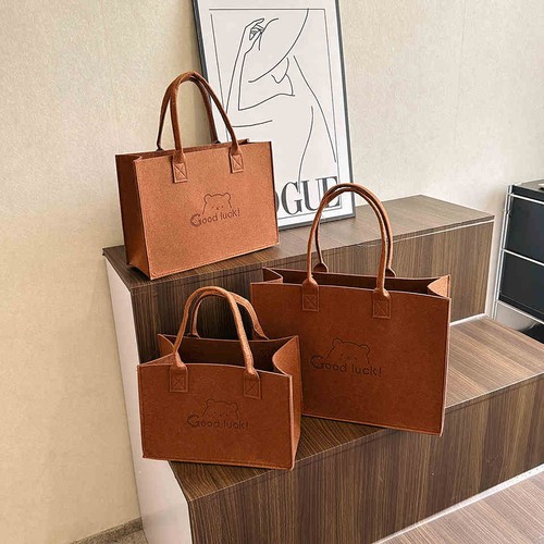 Borsa tracolla feltro di - borsa, in