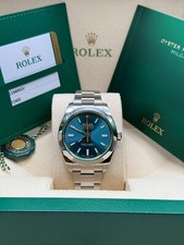 Rolex Milgauss Blue Mint Index