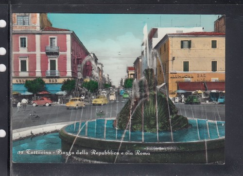 Cartolina terracina piazza - cartolina,