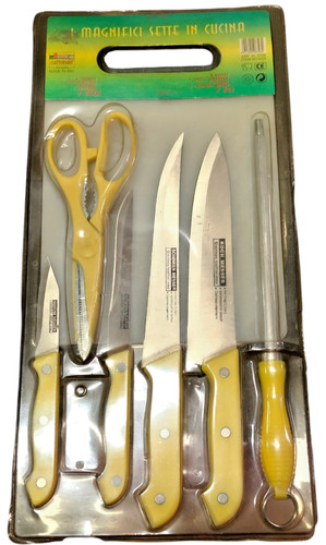 Set coltelli cucina pezzi - set, 7