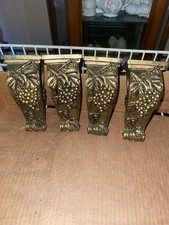 Vintage Gold Faux Wood Wall