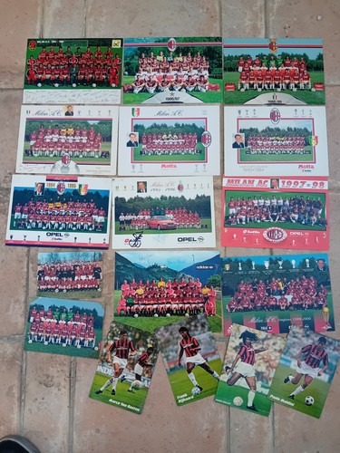 Cartoline calcio milan con - calcio,