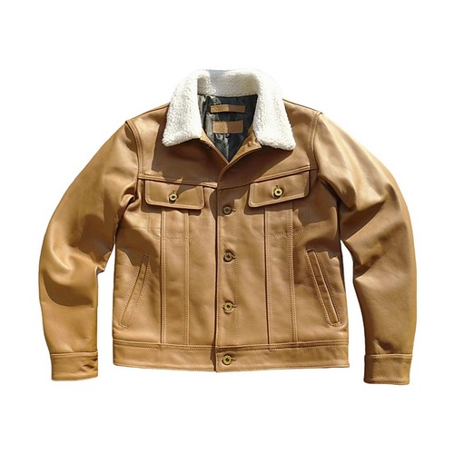 Giacca biker uomo retrò - , pelle