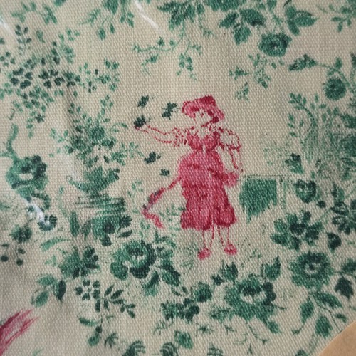 Tessuto toile jouy vintage - tessuto, de