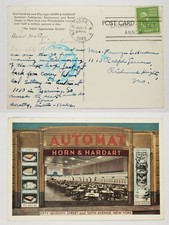 Distributore automatico caffè caldo 1940 NYC Horn & Hardart 57th St 6th Ave Pie