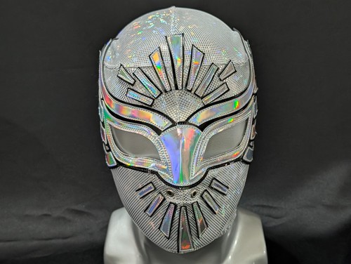 Maschera wrestling argento - maschera,
