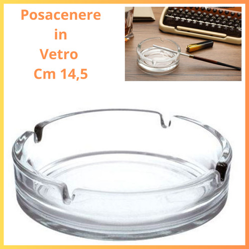Posacenere vetro design