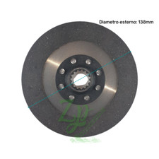 DISCO FRIZIONE NIBBI BRUNO TRATTORINO 519 DIAMETRO 138mm DENTI 15 DISTANZA 24X21