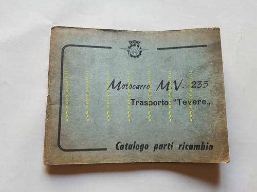 Agusta 235 tevere motocarro - mv,