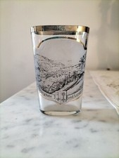 Antico Bicchiere del Viaggio Inaugurale Ferrovia del Brünig (Brünigbahn), 1888