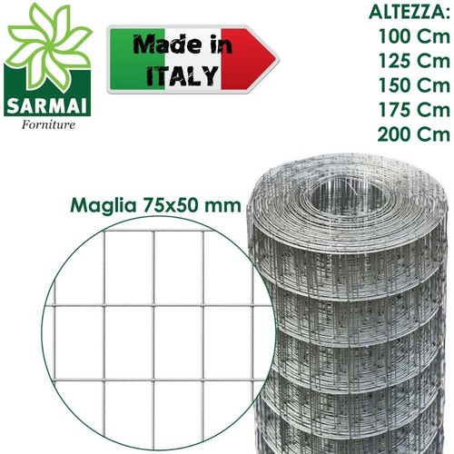 Rete metallica zincata rotolo - rete,