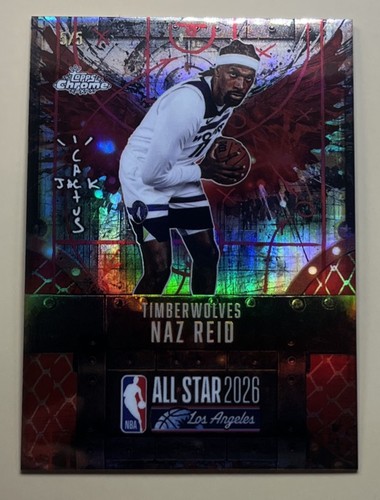 Naz reid 2025 topps chrome - reid,