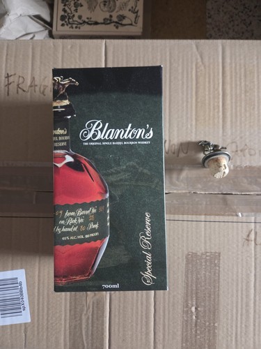 Scatola blanton whisky vuota - whisky,