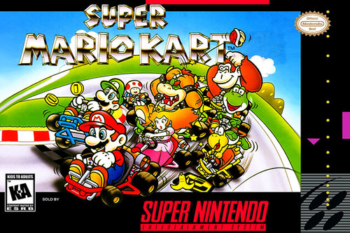 Super mario kart snes - mario,