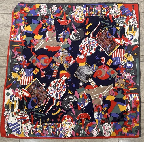 Foulard fendi multicolores - foulard, en