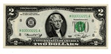 STATI UNITI BANCONOTA DA 2