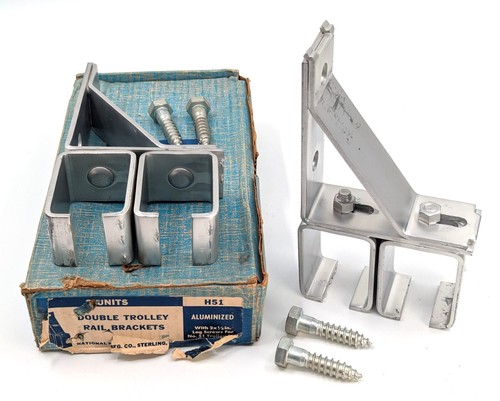Nos coppia staffe vintage per - coppia,