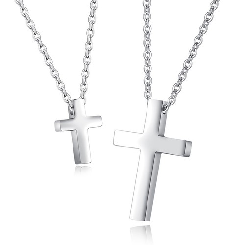 Collana con ciondolo croce - , in