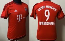 ADIDAS MAGLIA BAYERN # 9 LEVANDOWSKI 1 ^ HOME 2015 2016 TG. SMALL 