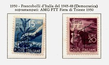 TRIESTE ZONA A AMG-FTT 1950 -