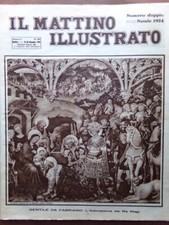 Il Mattino Illustrato 22 Dicembre 1924 Speciale Natale Presepe Magi Quadri Feng