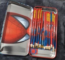 ?️ASTUCCIO set cancelleria + matite porta penne SPIDERMAN x Scuola Spider-Sense