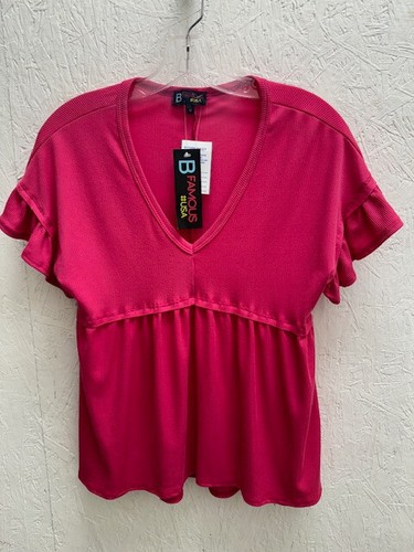 Famous rib babydoll fuchsia - famous,