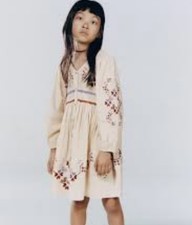 ZARA Vestito Boho Bambina