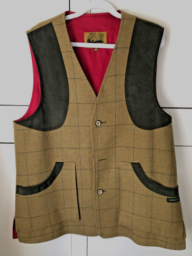 Gilet hucklecote tweed xl - gilet,