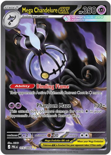 Mega chandelure - ex, (#115/084)