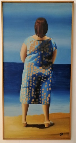 Quadro olio tela opera - quadro,