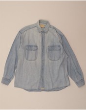 CAVALLO Mens Denim Shirt Large