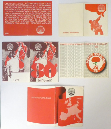 Tessera psi partito socialista - psi,