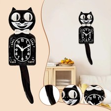 Classic Black Kit Cat Clock