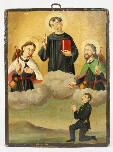 Voto lavagna votiva 1880 - voto,
