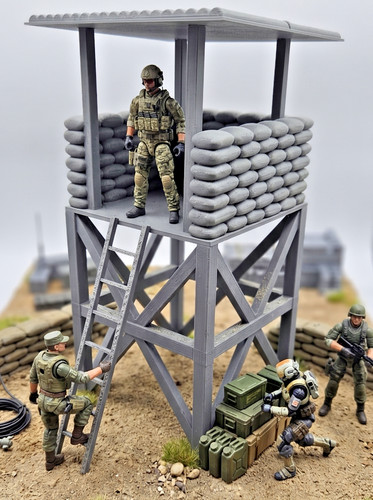 Diorama torre guardia 12 - di,