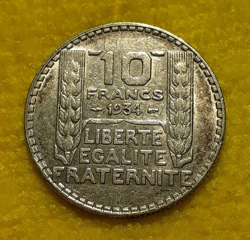 Francia franchi francs 1934 - francia, 10