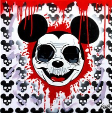 Quadro originale 50x50 cm artwork fumetto street art pop quadro unico