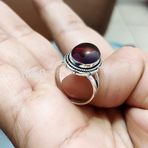 Anello pietra preziosa granato - preziosa,