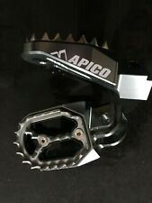 APICO PRO BITE POGGIAPIEDI LARGHI GRAFITE ADATTO PER KTM FREERIDE 250R 14-17