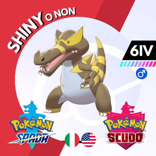 Krookodile shiny non iv - shiny,