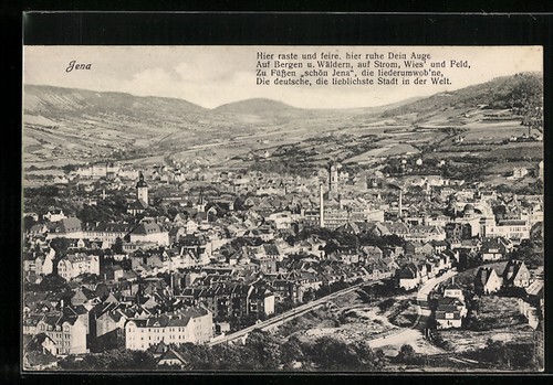 Jena vista del - del, luogo