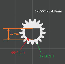 Ingranaggi di ricambio per HP OfficeJet Pro 6970 6960 6950 HP serie 5524. 3pezzi