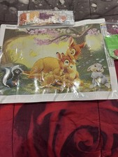 Pittura artistica diamantata fai da te 5D, kit ricamo artigianale Bambi