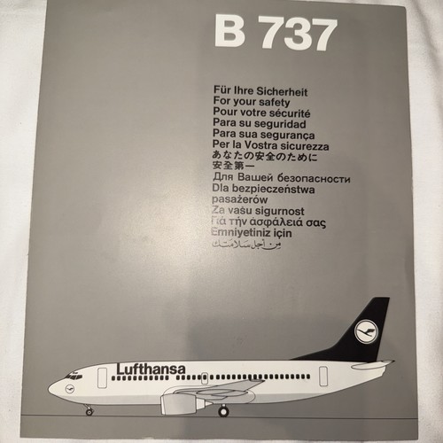 Scheda sicurezza lufthansa - scheda,