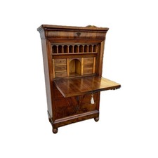 SECRETERE RIBALTA ANTICA DELL.800 NOCE IN PATINA 89X42CM H151