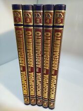 5 VOLUMI  Peruzzo Grande Enciclopedia dell'ARREDAMENTO e del FAI DA TE casa tecn