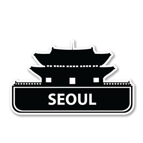 Adesivo auto seoul - seoul, l2101