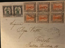 1935 LETTERA VIAGGIATA DA
